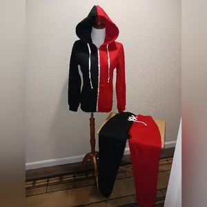 Captivating multicolor women's sweat suits set